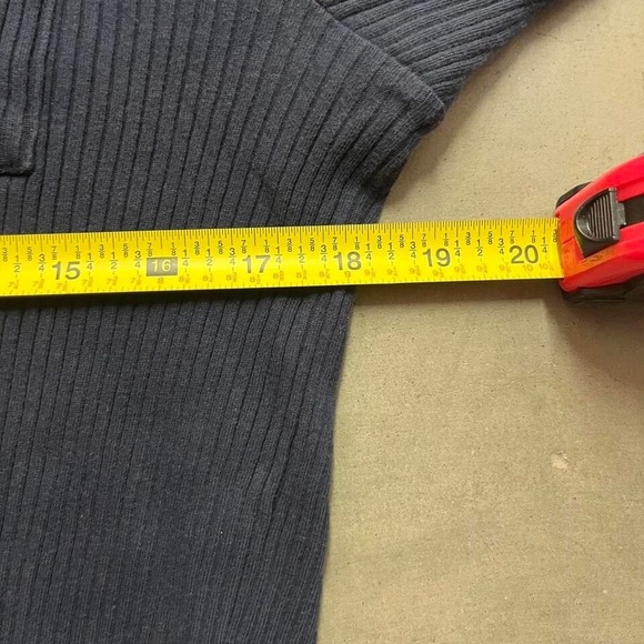 Vintage Embroidered Polo Jeans‎ Long sleeve Quarter button up - Picture 4 of 5